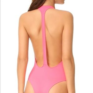 Peixoto flamingo one piece swimsuit.